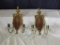 1930's Set of Wall Sconces with Crystals