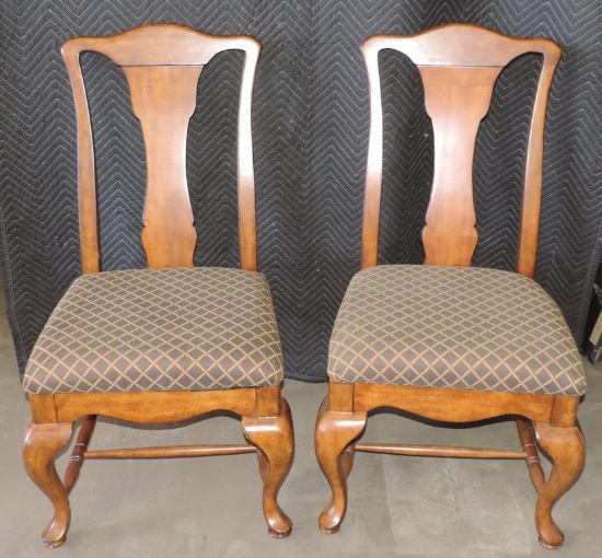 Pair of Queen Anne Side Chairs