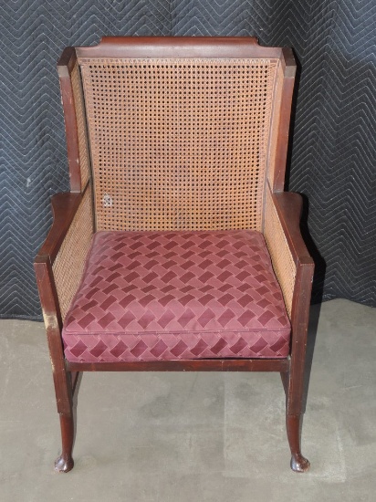 Antique Wicker Armchair