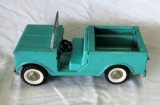 Vintage Structo Teal Jeep