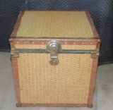 Vintage Metal Storage Trunk