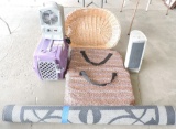 Lasco Heater, Pet Carriers, and Basket Lot