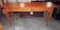 OAK 2 DRAWER SOFA TABLE