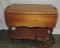 MAPLE 1 DRAWER TEA CART ON ROLLERS