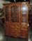 2 PIECE MAPLE CHINA HUTCH