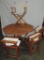 5 PIECE TEAK TABLE & CHAIR SET