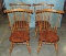 SET OF 4 ETHAN ALLEN FAN BACK WINDSOR CHAIRS