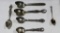 COLLECTION OF 6 STERLING SPOONS