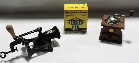 ANTIQUE COFFEE GRINDER LOT