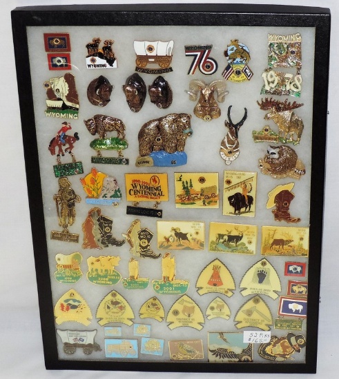 52 LIONS CLUB COLLECTOR PINS