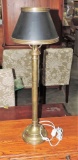 TALL BRASS TABLE LAMP