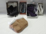 LOT OF 4 SLIGHTLY USED SIZE 10 SHOES & BOOTS