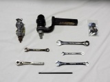 TRAILER HITCH & OPEN BOX WRENCH LOT