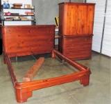 PINE 2 PIECE QUEEN SIZE BEDROOM SET