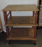 PINE 2 TIER TABLE