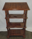 OAK 4 SHELF LECTERN