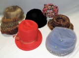 BOX LOT VINTAGE LADIES HATS