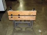 Wood and Metal Folding Work Bench