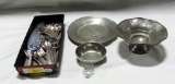 Pewter and Silver Plate Lot