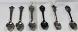 LOT OF 6 ROLEX WATCH COLLECTOR SPOONS