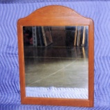 OAK FRAMED WALL MIRROR