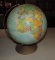 Vintage globe of the world