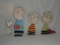 Handmade Charlie Brown wooden figures