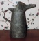 Antique metal oil can