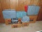 Lot of American Tourister Luggage with boxes