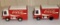 2 Vintage Coca-Cola Toy Trucks