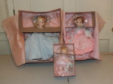 Lot of Madame Alexander dolls in boxes