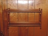 Victorian oak what-not-rack