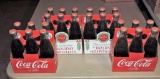 4 Vintage six-packs of Coca Cola