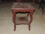 Painted brown Bible table