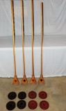 Lot of shuffleboard equipment