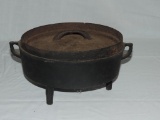 Antique 3-legged cast iron 11