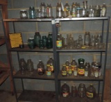 Lot of antique jars