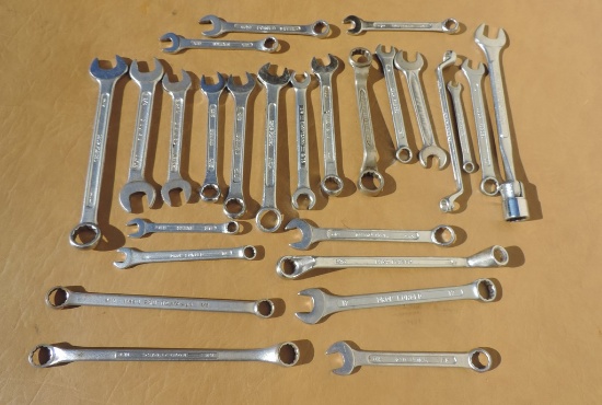 Open end box end wrenches