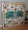 Extra Cool Framed Original Las Vegas Table Cloth