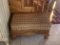 Wicker and Wood Footstool