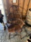 Lot of Row Vintage Windsor Chairs
