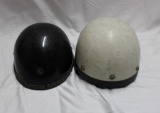 Lot of 2 Vintage Motorcycle Helmets