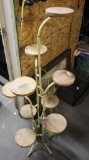 Metal and Bamboo Shelf