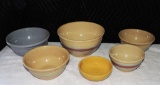 Lot of (6) Watt Pottery Bowls