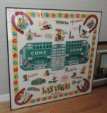 Extra Cool Framed Original Las Vegas Table Cloth