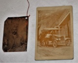 Rare African American Tintype And Early 1920's Photograph