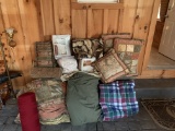 Lot of Bed Linens from Cabin