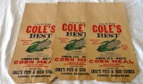 Lot of (10) Coles Best Corn Meal  Farmers Headquarters