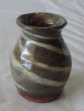 BB Craig Miniature Swirl Pottery Vase