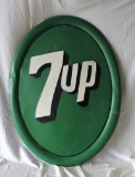 Vintage 7-up Metal Sign